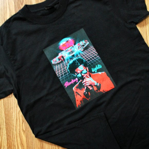 The Weeknd Blinding Lights Black T-Shirt Sizes S - XL - Picture 3 of 3